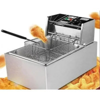 Електрофритюрниця Dotvix Electric Fryer D-803 з терморегулятором, антипригарним покриттям та захистом від перегріву